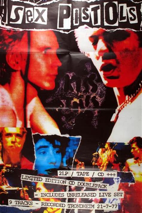 sold price sex pistols anarchy in the uk promotional poster for the