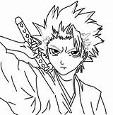 Toshiro Hitsugaya sketch template