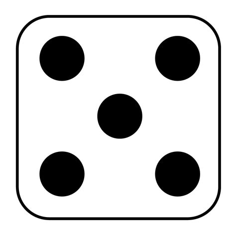 printable dice template doctemplates