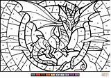 Zahlen Malen Drache Dragon Ausdrucken Supercoloring sketch template