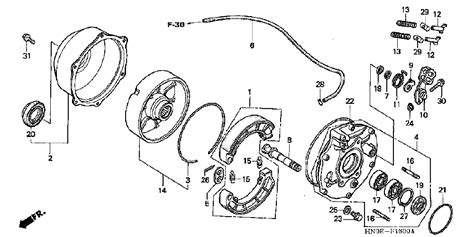 honda foreman  parts diagram