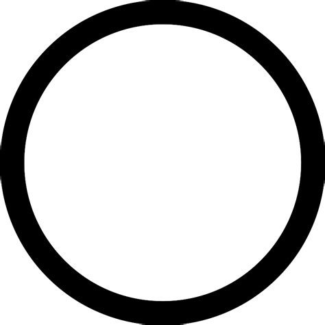 circle outline vector svg icon svg repo