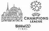 Champions Istanbul Final Ligue Uefa Coloriages sketch template