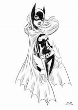 Batgirl Scribbles Timm Bruce Batwoman sketch template