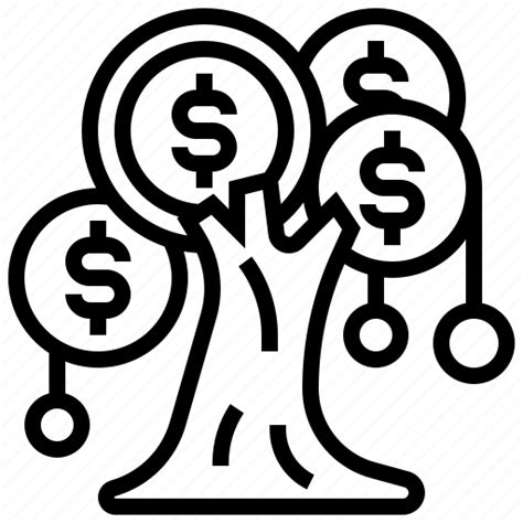 cost investment profit return icon