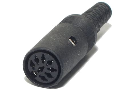 din connector female  pin  partco
