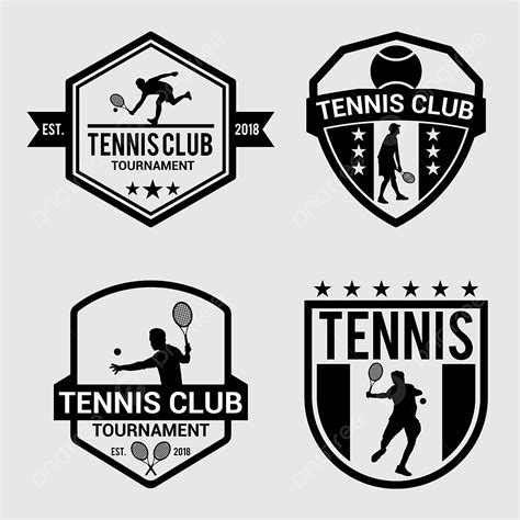 tennis club vector design images tennis club badges logos activity
