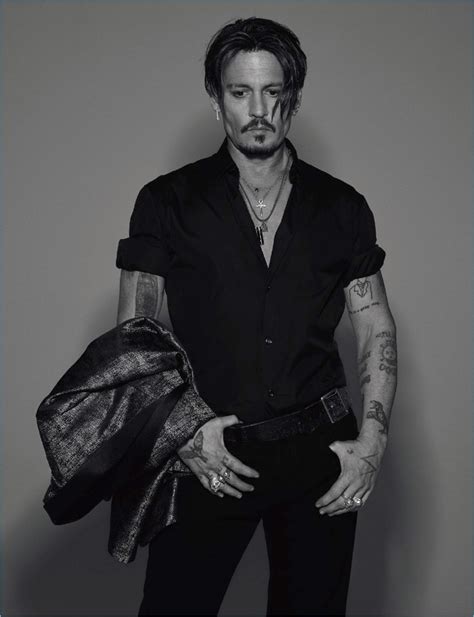 Johnny Depp Numéro Homme 2017 Cover Photo Shoot