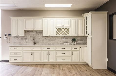 antique white shaker cabinets bf cabinet stone floor