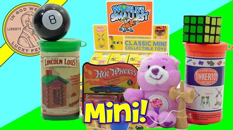 worlds smallest classic mini collectible toys complete collection youtube