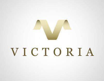 victoria logo design set design personal cards