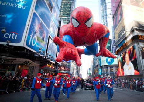 macys thanskgiving day parade  helium  wasted  floating parade balloons