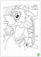 Dinokids Tasmanian Devil Taz sketch template