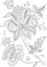 Coloring Pages Flower Difficult Getdrawings Flowers sketch template