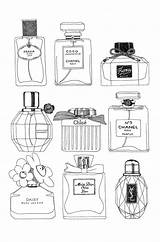 Perfume Flickr Dior Miss Illustration sketch template