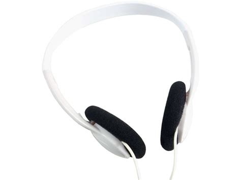 white lightweight digital stereo headphones cnaweb