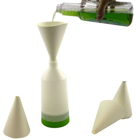 pack disposable paper funnels kitchen oil filter garage garden art