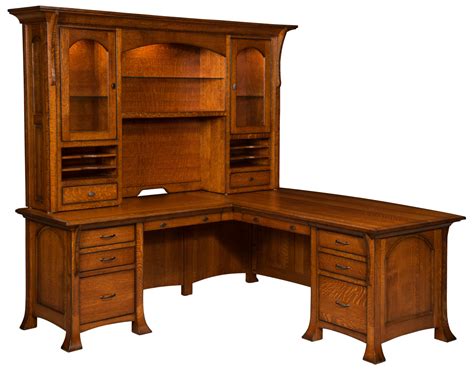 breckenridge  desk amish solid wood desks kvadro furniture