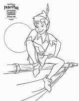Coloring Pan Peter Pages Disney sketch template