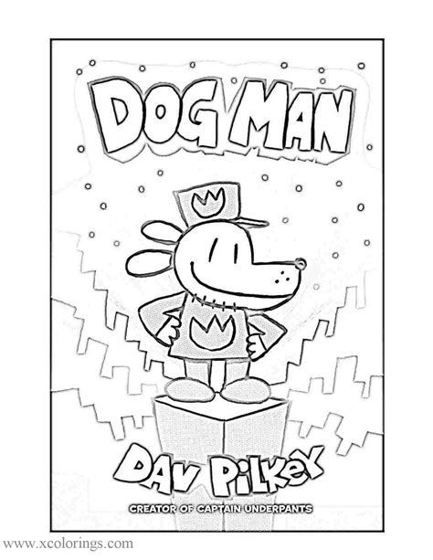 dog man coloring pages archives xcolorings