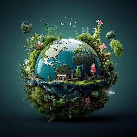 premium ai image celebrating earth world environment  earth day concept  globe nature