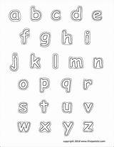 Lowercase Letter Chart Trace sketch template