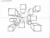 Perspective Point Drawing Cubes Deviantart Professionally Vanishing 3d Lessons Line Google Lesson Objects Lines Basic Drawings Form Two Easy Peasy sketch template
