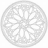 Mandala Fleurdelisquilts sketch template