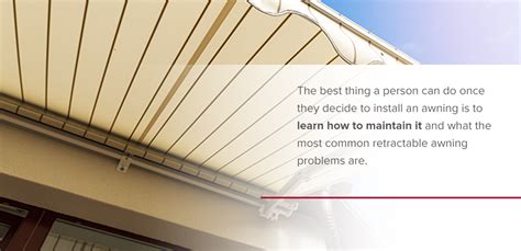 common awning problems    avoid
