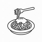 Pasta Icon Spaghetti Food Meal Noodles Gastronomy Eat Icons Iconfinder Editor Open sketch template