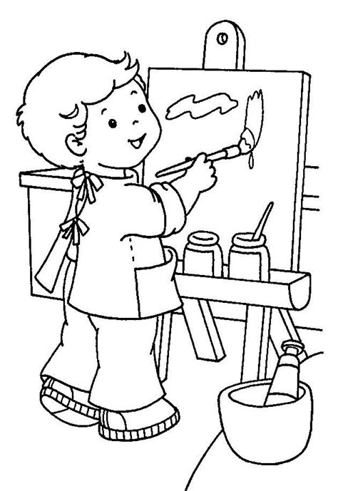 preschool coloring pages artist coloring pages coloring pages