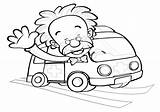 Driver Coloring Pages sketch template