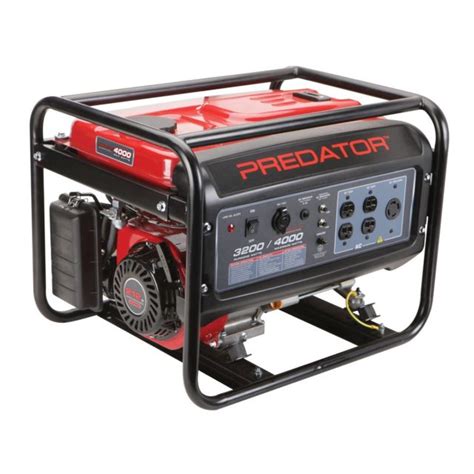 predator  peak  running watts  hp cc generator epa iii special