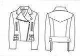 Technical Drawing Fashion Coat Drawings Paintingvalley sketch template