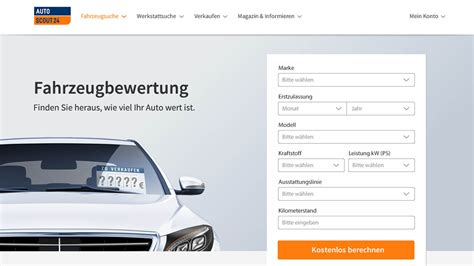 onlineportal autoscout startet fahrzeugbewertung autohausde