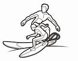 Surfer Vecteezy sketch template