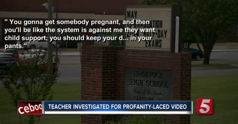Teacher Reprimanded Over Profanity Laced Video