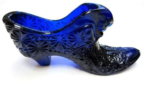 pin by nicole norris on glass shoes glass shoes blue glassware
