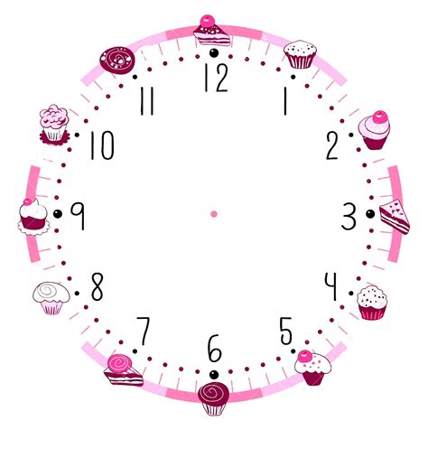 clock faces template