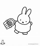Miffy Coloring Pages Cartoon Printable Character Color Nijntje Sheet Kids Sheets Found Coloringhome Popular Carry Bag sketch template