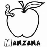 Manzana Manzanas Niños Figuras Calcar Fruta Negro Infantil Gusano Plusesmas Frutilla Pera Nietos Ocio Guiainfantil Aprendizaje Fichas Mejores sketch template
