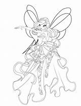 Winx Sirenix Bloom Princesse Bloomix sketch template