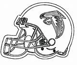 Coloring Pages Nfl Football Helmet Printable Teams College Helmets Falcons Drawing Atlanta Coloring4free Bay Green Boys Packers Print Falcon Bowl sketch template