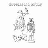 Nutcracker Coloring Pages Printable Mouse King Momjunction Christmas Sweets Choose Board Character sketch template