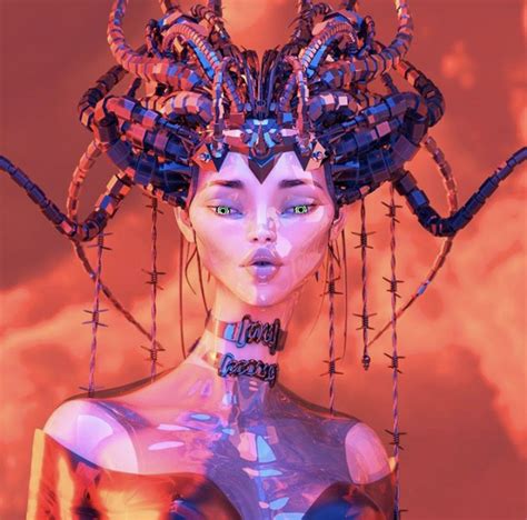 leona league of legends alien character virtual girl fashion d art