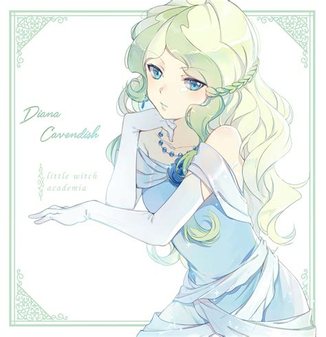 diana cavendish little witch academia drawn by ekita