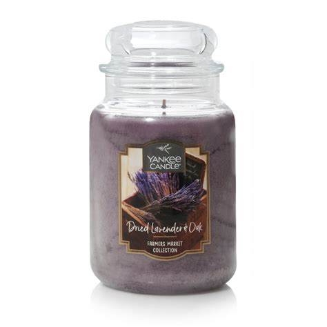 yankee candle large classic jar candle dried lavender oak walmartcom walmartcom