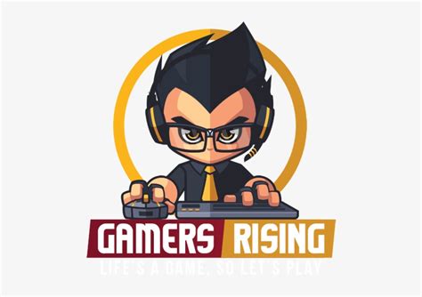 pc gamer logo png gamers rising  transparent png  pngkey