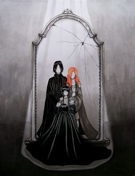 Snape S Mirror Of Erised Harry Potter Fan Art Popsugar Love And Sex