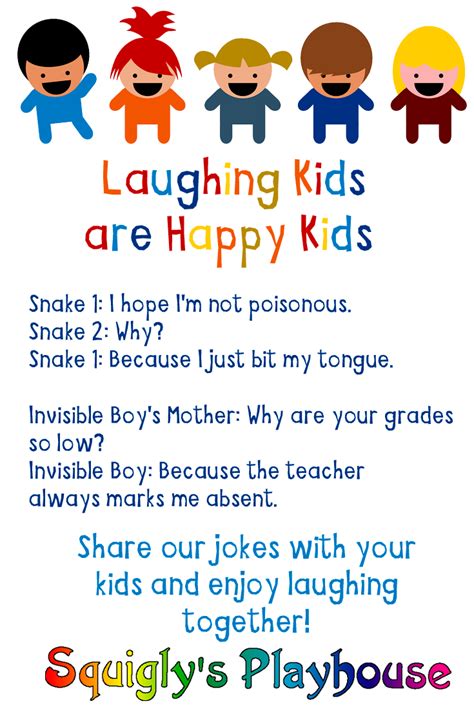 funny jokes  kids  squiglys playhouse